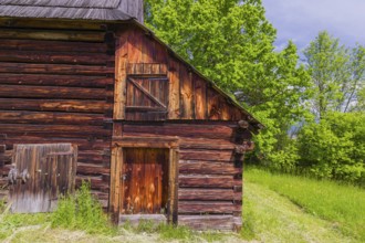 Museum of slovak village in Jahodnícky Hory, east of Martin, Slovakia. The Village Museum is the