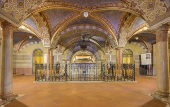 View of the altar of St Omobona in the crypt, Cathedral of Santa Maria Assunta, Cremona, Province