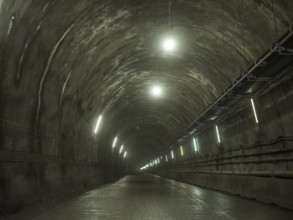 Tunnel section in construction lot H41, Brenner Base Tunnel, Zenzendorf, Tyrol, Austria, Europe