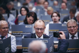 Friedrich Merz, party chairman of the CDU, photographed at the CDU Germany 2024 party conference in