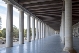 Stoa of Attalos, Ancient Agora of Athens, Greece, Europe