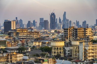 City view and skyline of Bangkok, Thailand, Asia