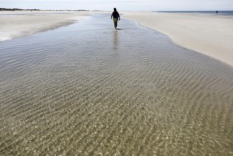 Beach coasts on the island of Amrum, Norddorf, 15.06.2020
