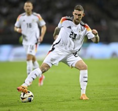 Robert Andrich GER (23) action on the ball, Waldemar Anton GER (16), Max-Morlock-Stadion,