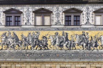 Procession of Princes, Dresden, Saxony, Germany, Europe