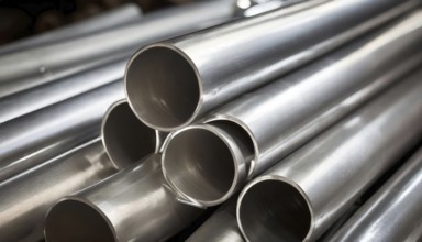 Metal, material, various tubes, made of stainless steel