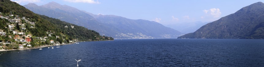 Panorama of Lake Maggiore