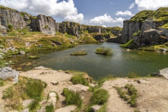 Lake at Foggintor Quarry, Dartmoor, Devon, England, Great Britain
