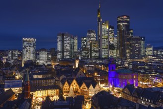 St Paul's Church in Frankfurt am Main will be illuminated in blue in the middle of the Christmas