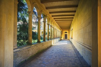 Church of Peace with Emperor Friedrich Mausoleum in Sanssouci Palace Park in Potsdam, Germany,
