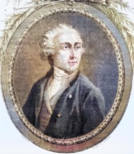 Antoine Laurent Lavoisier, 1743-1794, French chemist. Engraved by Pannemaker-Ligny after De La