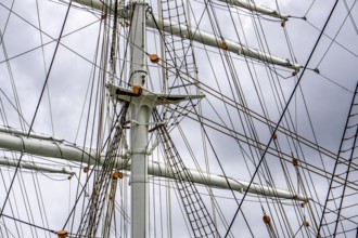 The former sail training ship Gorch Fock I, in the harbour of the Hanseatic city and UNESCO World