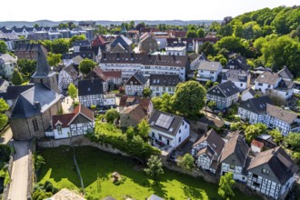 Hattingen-Blankenstein, Old Town, Blankenstein Protestant Church North Rhine-Westphalia, Germany,
