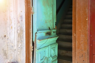 Scenic colorful Old Havana streets in historic city center (Havana Vieja) near Paseo El Prado and