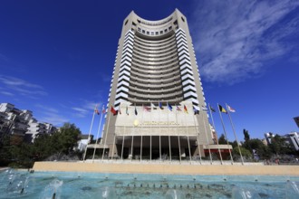 In the centre, the Hotel Intercontinental, Bucharest, Romania, Europe