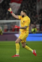 Goal celebration Goalkeeper Gianuigi Donnarumma FC Paris Saint-Germain PSG (01) Gesture Gesture