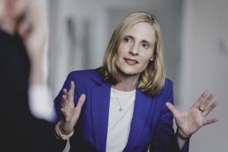 Marie-Christine Ostermann, President of the Association of Family Entrepreneurs, recorded during an