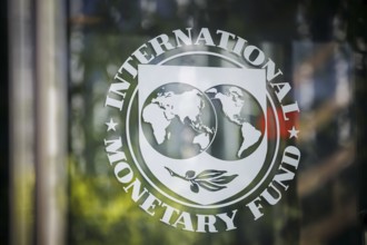Logo of the International Monetary Fund, International Monetary Fund IMF. Washington, 09.07.2024