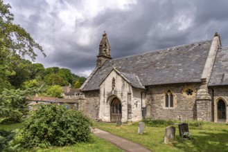 The Church of St Michael in the Wye Valley, Tintern Parva, Tintern, Monmouth, Wales, United