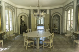 Interior of Liselund Castle Country House, Mön Island, Denmark, Europe