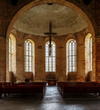 Interior view of the Parochial Church in the monastery quarter, Berlin, Germany, Europe
