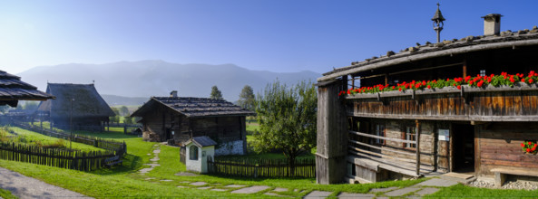 Firehouse from the Höfeler farm, South Tyrolean Folklore Museum, Dietenheim, Freilchtmuseum,
