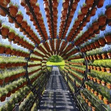 Scented tunnel, a work of art and a beam bridge by Ólafur Elíasson, Autostadt, Volkswagen AG,