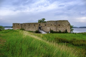 Kronoberg Castle Ruins (Kronobergs slottsruin), Växjö, Smaland, Kronobergs län, Sweden, Europe
