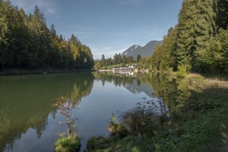 Gasthaus am Rießersee, Garmisch-Partenkirchen, Werdenfelser Land, Oberland, Bavaria, Germany,