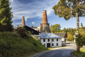 Exterior view of Museum Kalkwerk Lengefeld, Pockau-Lengefeld, Erzgebirge, Saxony, Germany, Europe