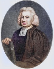 Charles Wesley, 1707-1788, English clergyman, poet and hymn writer, Historical, digitally restored