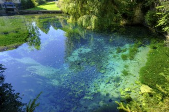Blauer Quelltopf, Urspring spring, Urspring near Schelklingen, Swabian Alb, Baden-Württemberg,
