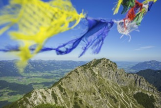 Panorama from Geissalphorn, 1953m, to Rubihorn, 1957m, Allgäu Alps, Allgaeu, Bavaria, Germany,