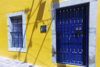 Guanajuato, Mexico, scenic colorful streets in historic city center, Central America