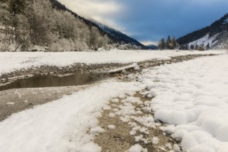 Rissbach creek in the Eng valley, Karwendel mountains, Austria, Europe