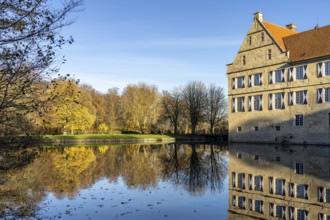 Burg Hülshoff, Havixbeck, Münsterland, North Rhine-Westphalia, Germany, Europe