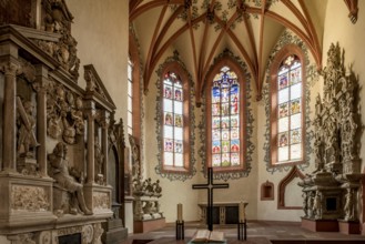 Protestant late Gothic town church, funerary monuments, tombs for Count Johann Casimir and Count