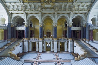 Ethnographic Museum Inside Budapest Hungary