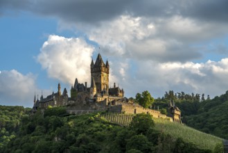 The Reichsburg Castle in Cochem, Rhineland-Palatinate, Germany, Europe