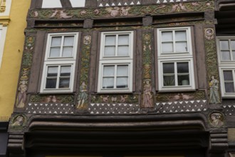 Old town half-timbered house Weender Straße from 1549, Göttingen cityscape, Göttingen, Lower