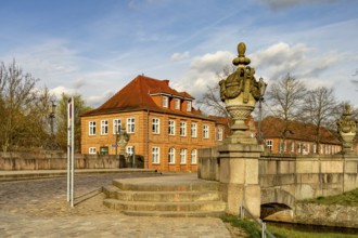 The Schlossstrasse in Ludwigslust, Mecklenburg-Vorpommern, Germany, Europe