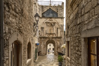 The old town centre of Korcula, Croatia, Europe