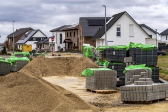 The resettlement site of the 5 villages from the Garzweiler II opencast lignite mining area,