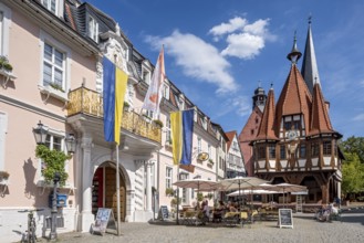 Baroque Löwenhof, Zum goldenen Löwen inn and Thurn und Taxis post office, post office, old town