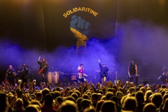 GOGOL BORDELLO, folk punk band, USA, concert, 15.02.2025, Max-Schmeling-Halle, Berlin, Germany <