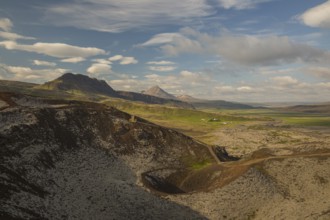 Grabrok crater. It belongs to the volcanic system of Ljosufjoll. W Iceland