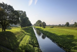Dinslaken, North Rhine-Westphalia, Germany - The Emscher has been completely free of wastewater
