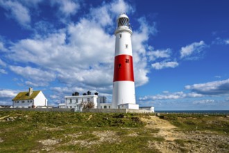 Portland Bill Lighthouse, Portland Bill, Isle of Portland, Dorset, England, United Kingdom, Europe