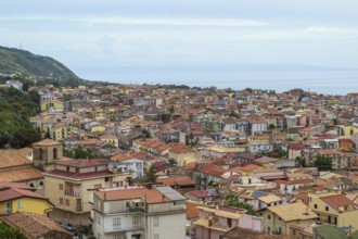 View on Amantea, Calabria, Italy, Europe