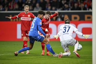 Penalty area scene, Goal area scene Goal shot Action Goal chance Angelo Stiller VfB Stuttgart (06)
